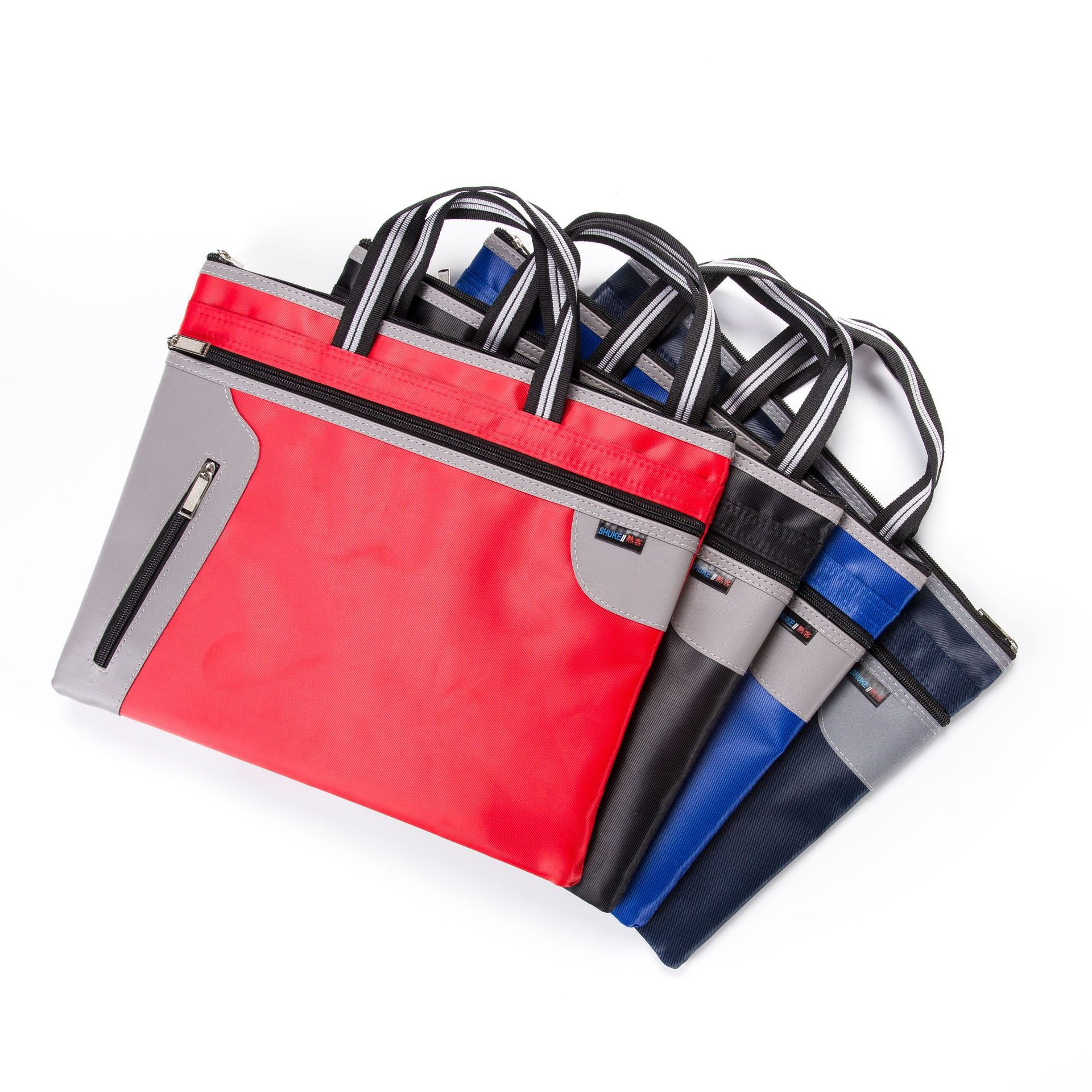 3117帆布手提文件袋牛津布会议袋档案袋办公