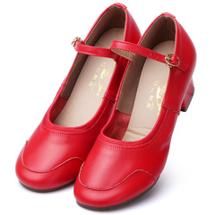 Yangyi Square Dance Shoes Summer New Model Ethnic Dance Shoes Soft Sole Modern Dance Women Shoes All Calfskin Wholesale
