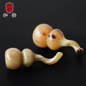厂家直销和美摆饰天然牛角葫芦特色工艺品创意多尺寸摆件中式批发