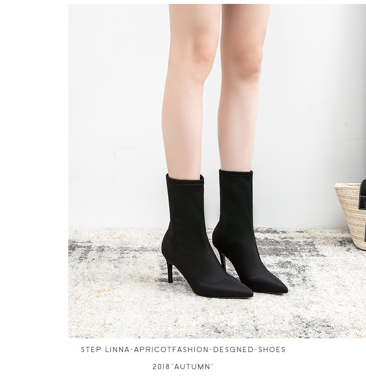 Bottes femme en Tissu - Ref 3354987 Image 10