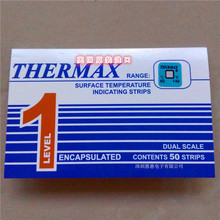 【熱銷】英國THERMAX單格溫度紙65度熱敏試紙TMC溫度標貼測溫紙