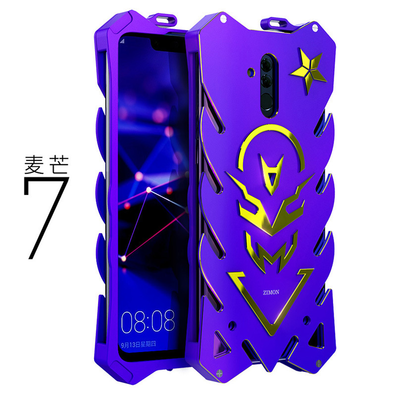 SIMON New THOR II Aviation Aluminum Alloy Shockproof Armor Metal Case Cover for Huawei Mate 20 Lite & Huawei Maimang 7