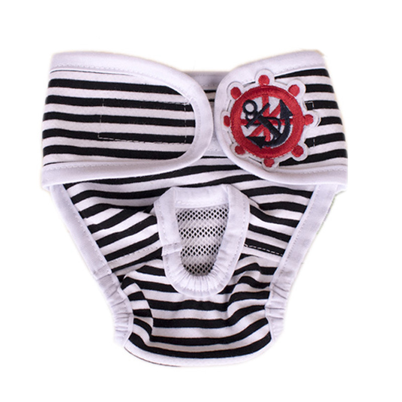 跨境宠物生理裤条纹泰迪月经裤狗狗内裤生理裤用品直销加工定制|ms