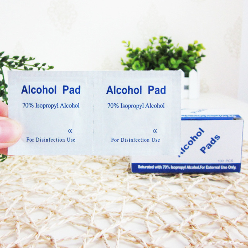 OEM酒精棉片一次性消毒酒精碘伏片湿巾纸清洁酒棉片 可印LOGO定制|ru