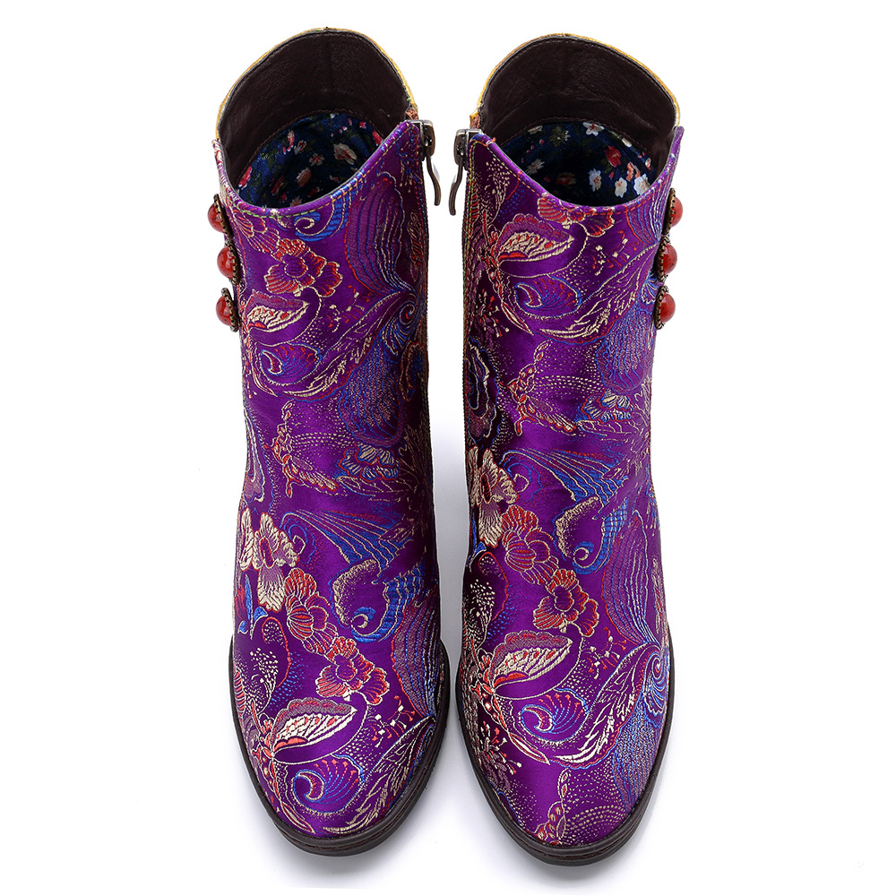 Bottes femme en En cuir - Ref 3355206 Image 19