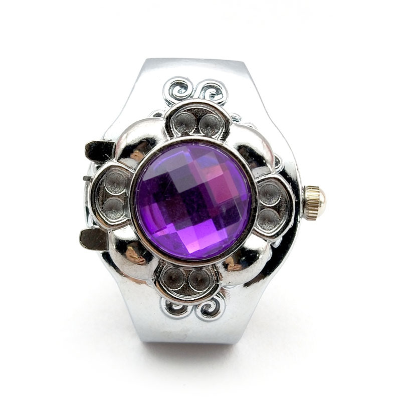 Alloy Strap Material Watch Rings Classification Retro Classic Style Round Quartz Watch Rings
