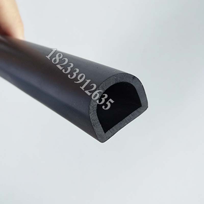 三元乙丙密实D型橡胶条防撞减震防水实心密封胶条