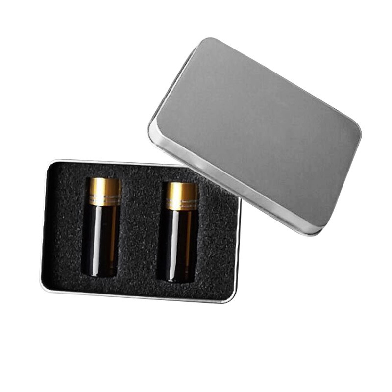 107*70*22精油金属包装盒 马口铁盒丝印冲压加工专业定做各种铁盒