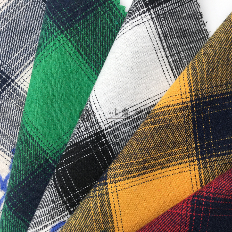 色织格子 2018秋冬新款男女衬衫 全棉 厂家直销 现货供应 批发