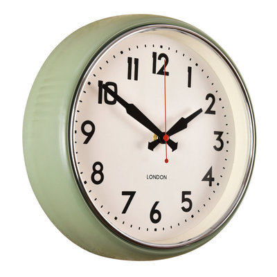 北欧简约创意现代客厅静音挂钟 日式时钟卧室时尚挂表球形石英钟