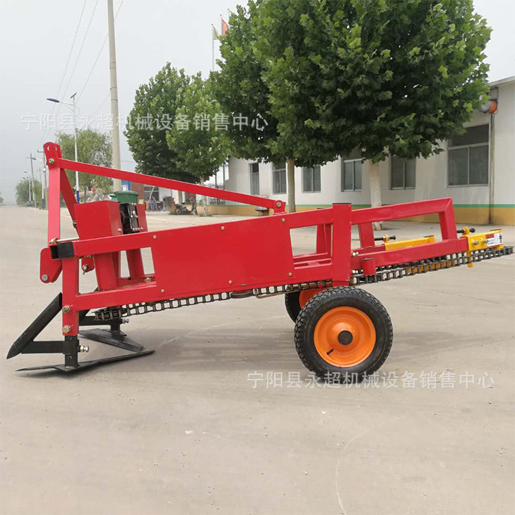 正阳县四轮车带花生收获机起垄平地收花生机链条款收花生机现货