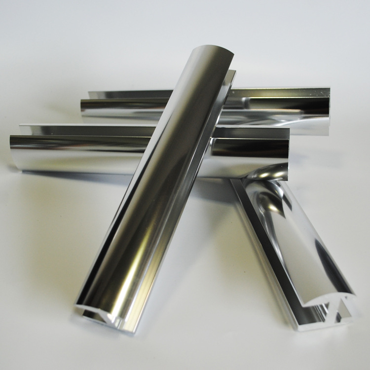 材质6463铝合金型材镜面抛光 铝型材出口抛光亮光铝材