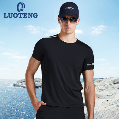 Manufactor Direct selling Quick drying T-shirt Short sleeved T-shirts Quick drying Outdoor sports Large ventilation run Fitness wear