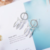 Cute short earrings, Korean style