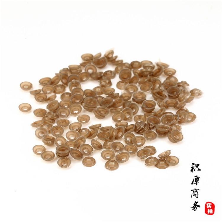 Ojos de plástico DIY arte ojos Todo Negro tornillo ojos peluche muñeca oso ojos accesorios a granel y 100 traje