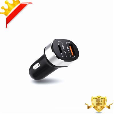 车充新款usb充电器qc3 0pd带线子弹头点烟器手机快充车载充电器 阿里巴巴