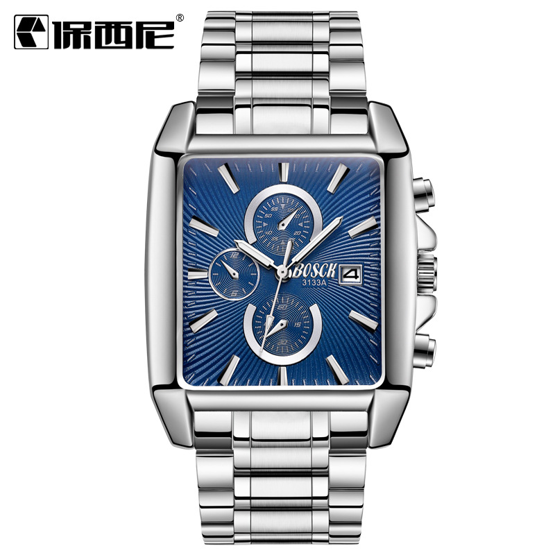 Синий стальной ремешок