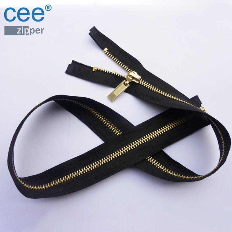 5#开尾金属拉链OEKE-TEX认证自锁铜拉链