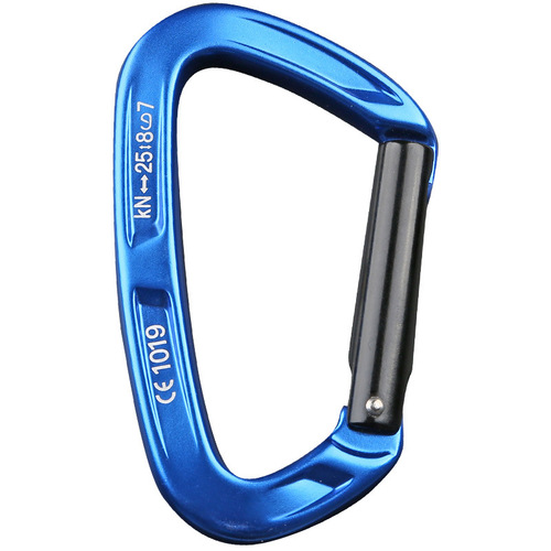 Rock climbing equipment, straight pole, straight door, quick-hook rock climbing and ice climbing protection point, quick-hook safety main lock, mountaineering buckle