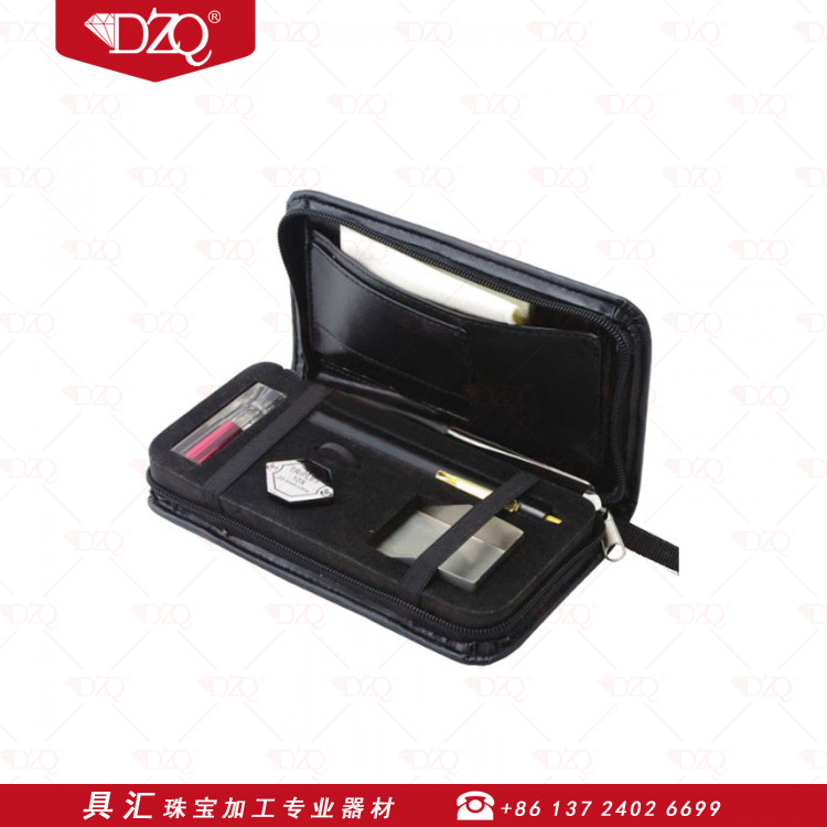 便捷钻石鉴定工具10倍放大镜切工镜宝石铲镊子笔形聚光手电检测包