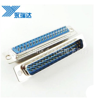 DB37 male welding wire type D-USB serial port 37PIN pin male seat welding plug connector