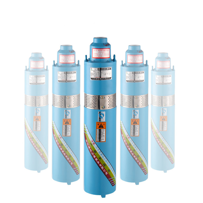 奧鯨螺杆潛水泵不鏽鋼單相深井泵井用高揚程抽水機大流量工地用泵