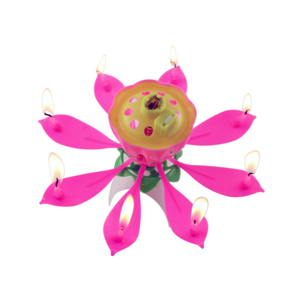 Music Flower Birthday CandleDH