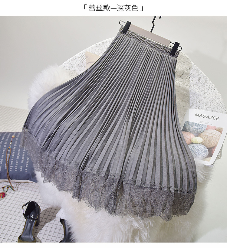 Jupe femme LACE GIRL en Daim - Ref 3330151 Image 37