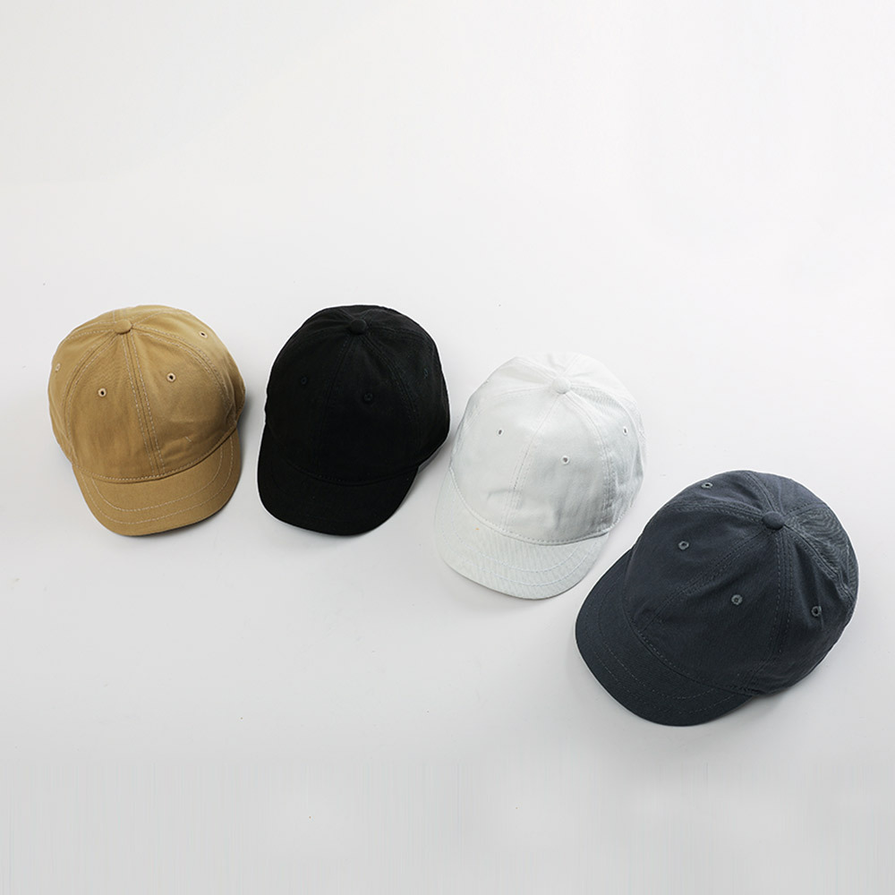 New Korean Vintage Short Brim Solid Color Baseball Hat Wholesale Nihaojewelry display picture 2