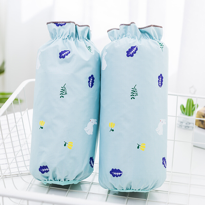 Manga larga protectora ooversleeve largo impermeable oversleeve mujeres adultas impermeable Otoño e Invierno Oficina lindo de longitud media