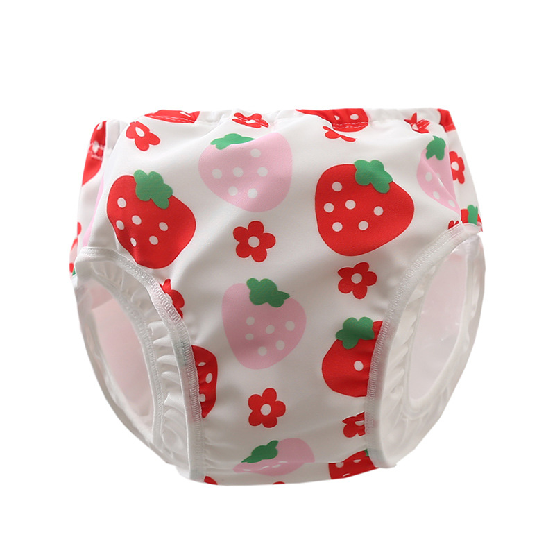 690红草莓无花边