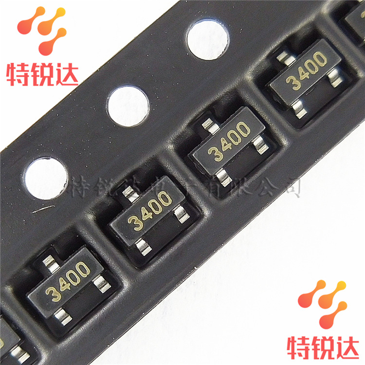 AO3400 印丝：3400 SOT-23贴片 N沟道增强MOS三极管 AOS大电流|ms