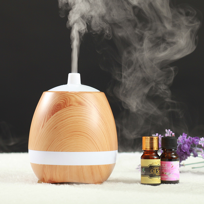 5V大雾量USB木纹香薰机 家用空气净化加湿器 超声波精油香薰机|ms