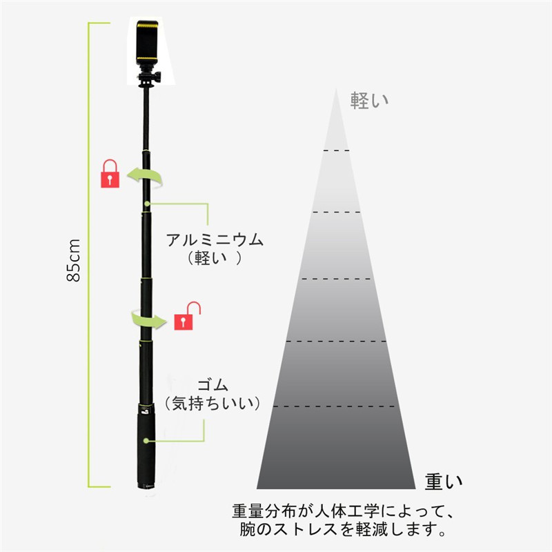Stick selfie en Alliage d aluminium - Ref 3386595 Image 10