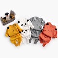 童装卫衣哈伦裤套装1-3岁婴儿衣服韩版动物造型小童套装宝宝