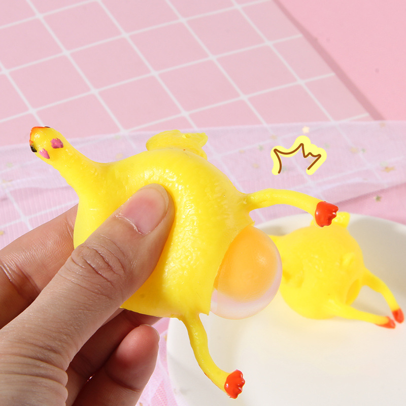 捏捏乐下蛋鸡仔解压新奇儿童玩具地摊货源义乌厂家批发夜市热卖