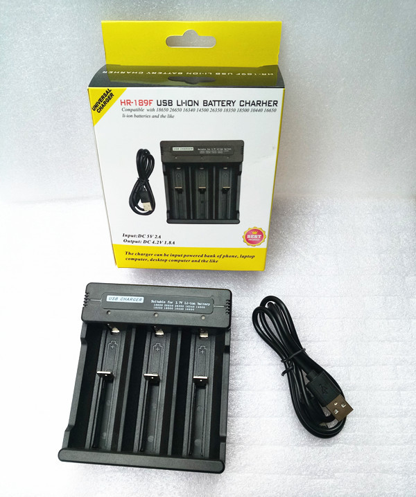 18650 16340 26650 锂电池充电器   USB 四充充电器   双充充电器