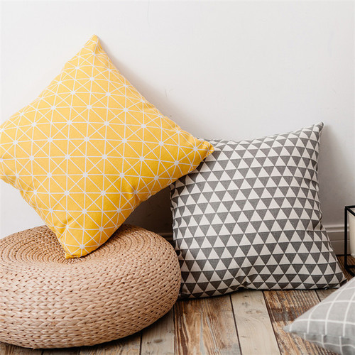 Japanese pastoral plush pillow zakka fabric home bedside sofa car cushion pillow waist pillow