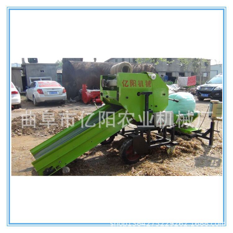 2022佳木斯秸秆揉丝打捆包膜机