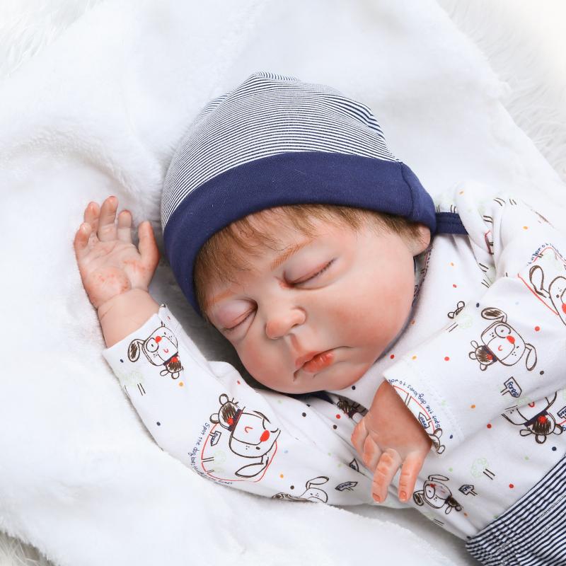 NPK nuevo pegamento completo simulación bebé lindo muñeca Comercio exterior popular recomendar puede entrar baño de agua