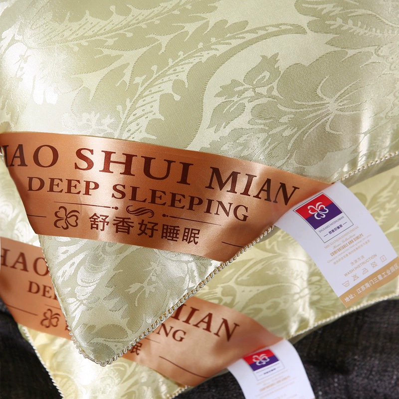 Silk three dimensional pillow for elementary school students, with neck protection, wholesale