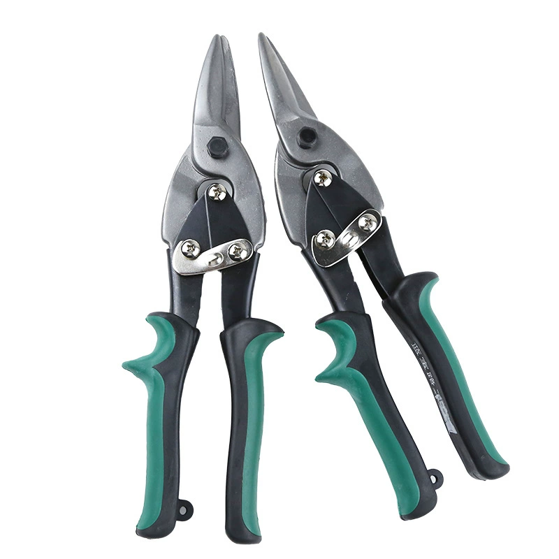 Ножницы авиационные Linyi Hardware Workers 55# с прямой головкой, 10-дюймовые ножницы из хромированной стали, ручные ножницы для резки железа с тяжелой прямой головкой