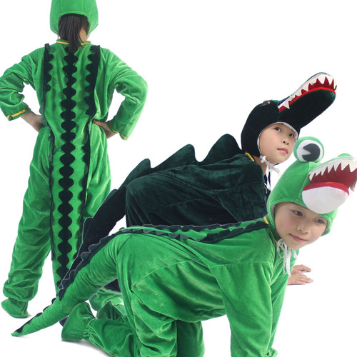 Factory direct sales of dance performance costumes for men, women and children, adult student drama short animal crocodile performance costumes
