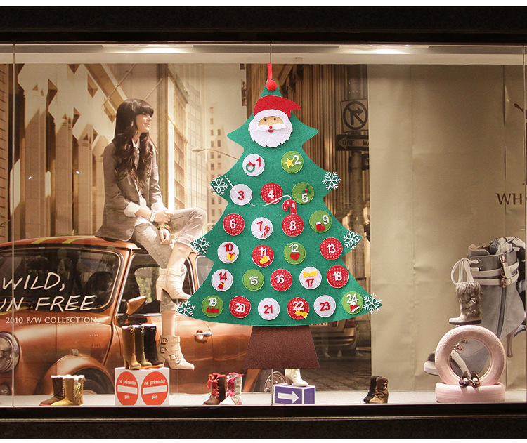 Christmas Countdown Calendar Advent Decoration Hanging Pendant_voghion.com