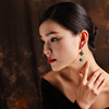 Earrings from Yunnan province, ethnic cheongsam, ear clips, ethnic style, wholesale