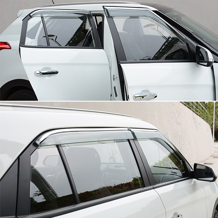 丰田12款凯美瑞专用不锈钢注塑晴雨挡汽车汽车车窗雨眉遮雨挡