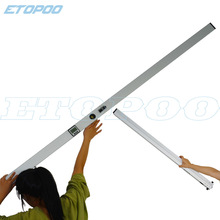 靠尺2米工程检测尺铝合金多功能高精度数显折叠水平尺验房工具