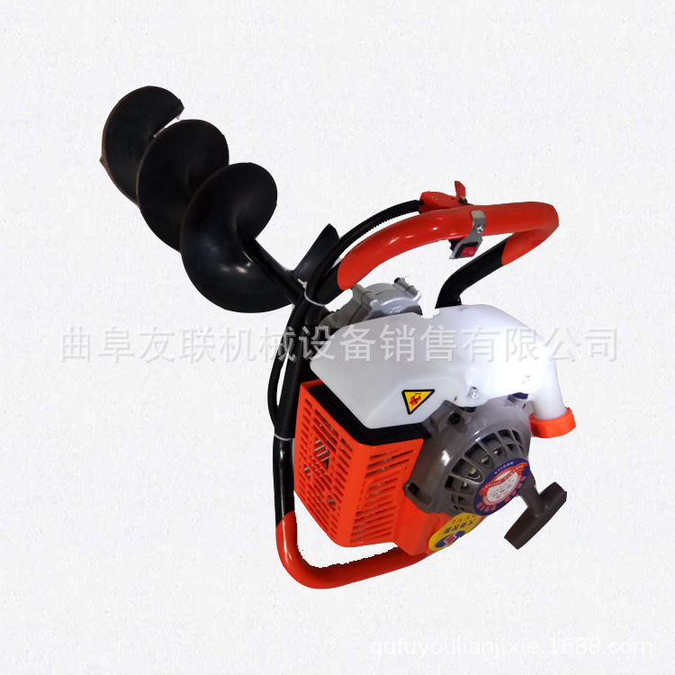 耐用园林植树挖坑机视频 手提式挖坑机 汽油便携式挖坑机44