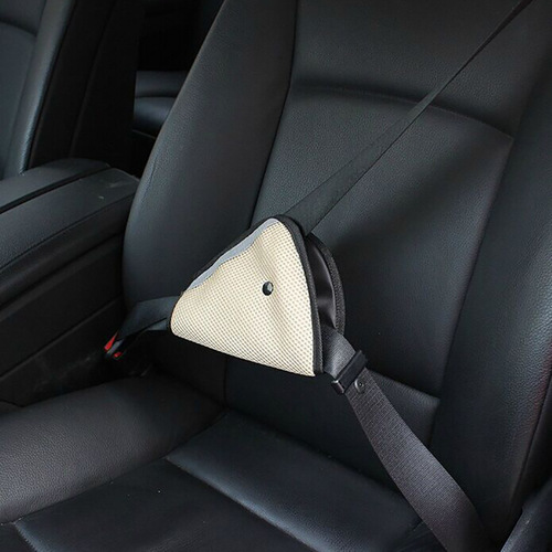 Car Anti-Stranglehold Child Seat Belt Adjuster Car Supplies Triangle Fixture Clip Protection Disk Shoulder Cover
