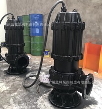 WQ无堵塞污水泵杂质潜污泵排污泥水泵QW不阻塞潜水排污泵